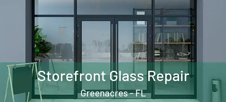  Storefront Glass Repair Greenacres - FL